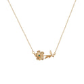 Three-dimensional Decoration Flower Pendant Necklace Sweater Chain