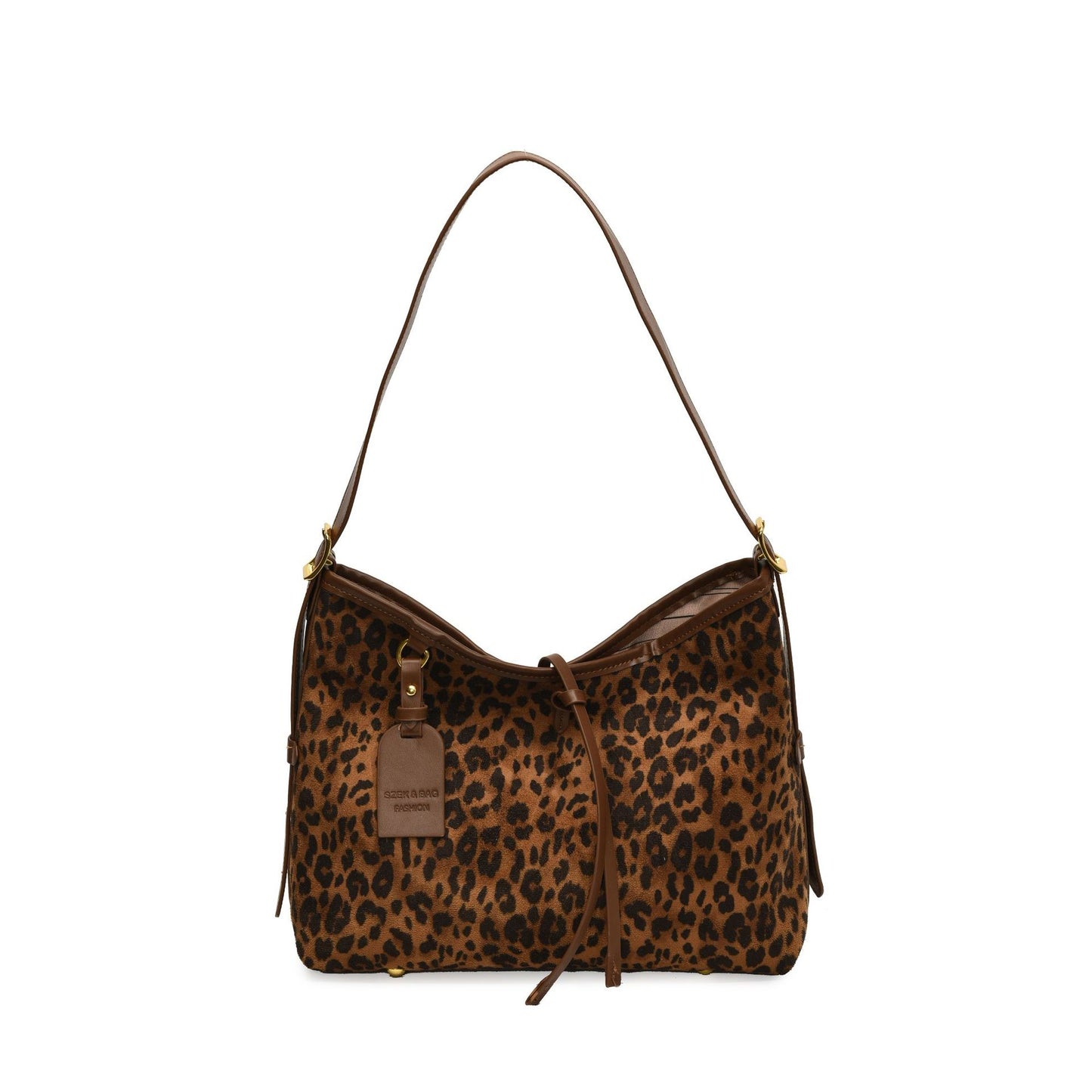 Women's Popular Leopard Print Large Capacity Shoulder Messenger Bag