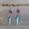 Vintage Moonlight Stylish Pendant Earrings