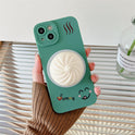 Creative Hamburger Decompression Squeezing Toy Phone Case