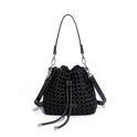 High-grade Windmill Knot Bucket Bag Hand-woven