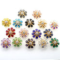 Creative Six-petal Large Rhinestone Flower Alloy Buckle Accessories