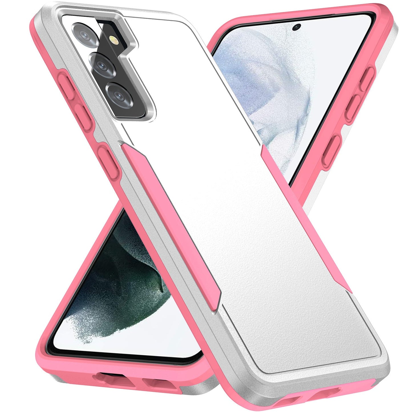 Flat Drop-resistant Contrast Color Protective Cover All-inclusive Phone Case