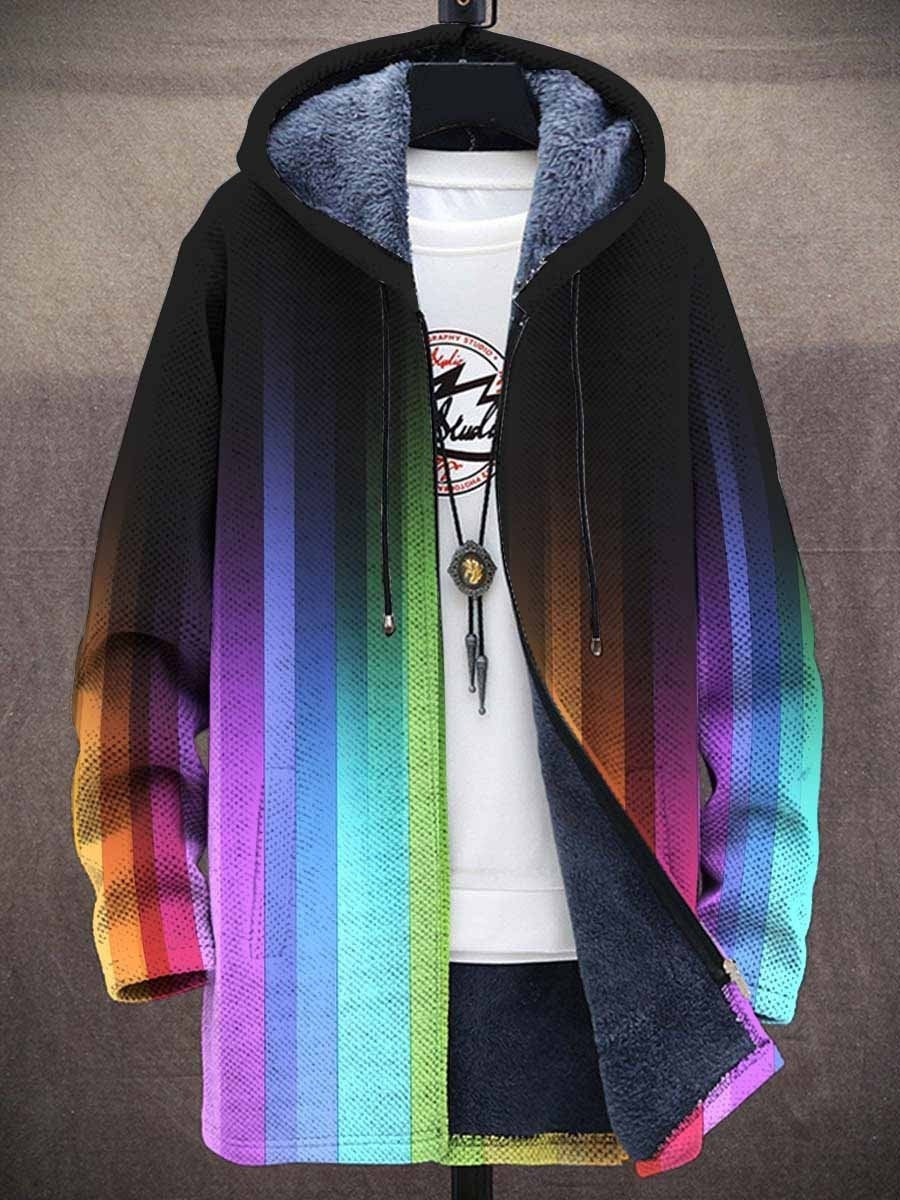 Casual Men's Zipper Hooded Cardigan Cotton-padded Jacket