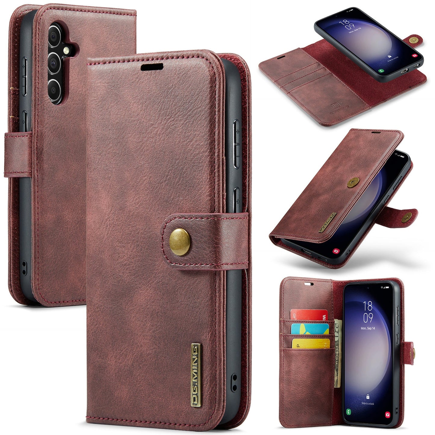 Shockproof Mobile Phone Protective Case Two-in-one Wallet