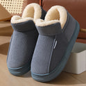 New Thickened Thermal Home Wear Indoor Ankle Wrap Cotton Shoes