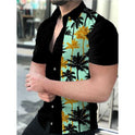 New 3D Printed Men's Fancy Short Sleeve Shirt