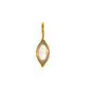 December Birthday Stone Drop-shaped Necklace