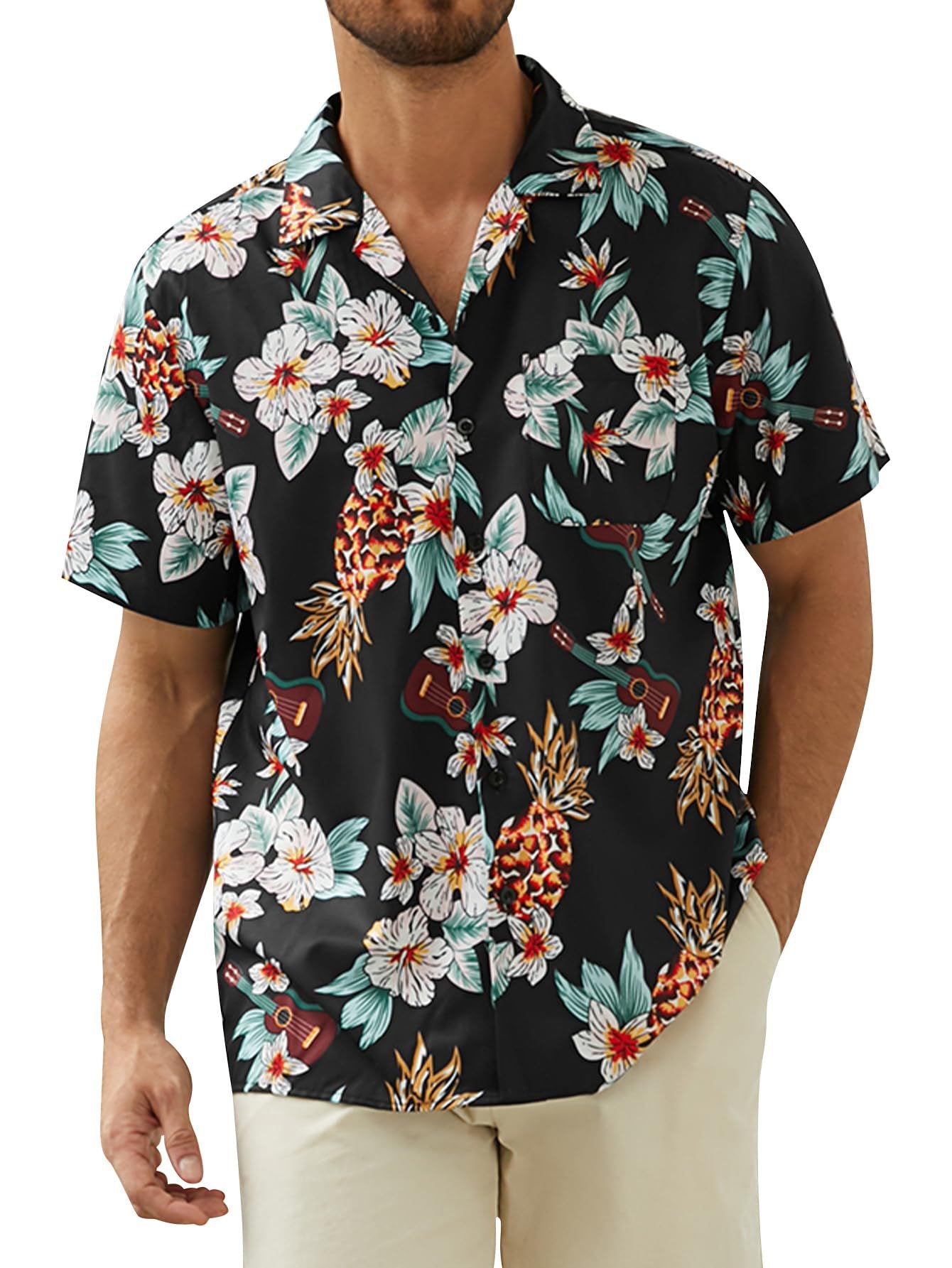 Men's Fashion Personalized Hawaiian 3D Printed Shirt