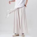 Cotton And Linen Plus Size Loose Trousers Men's Chinese Style