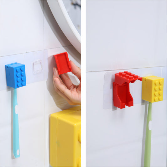 Bathroom Punch-free Children's Toothbrush Storage Rack