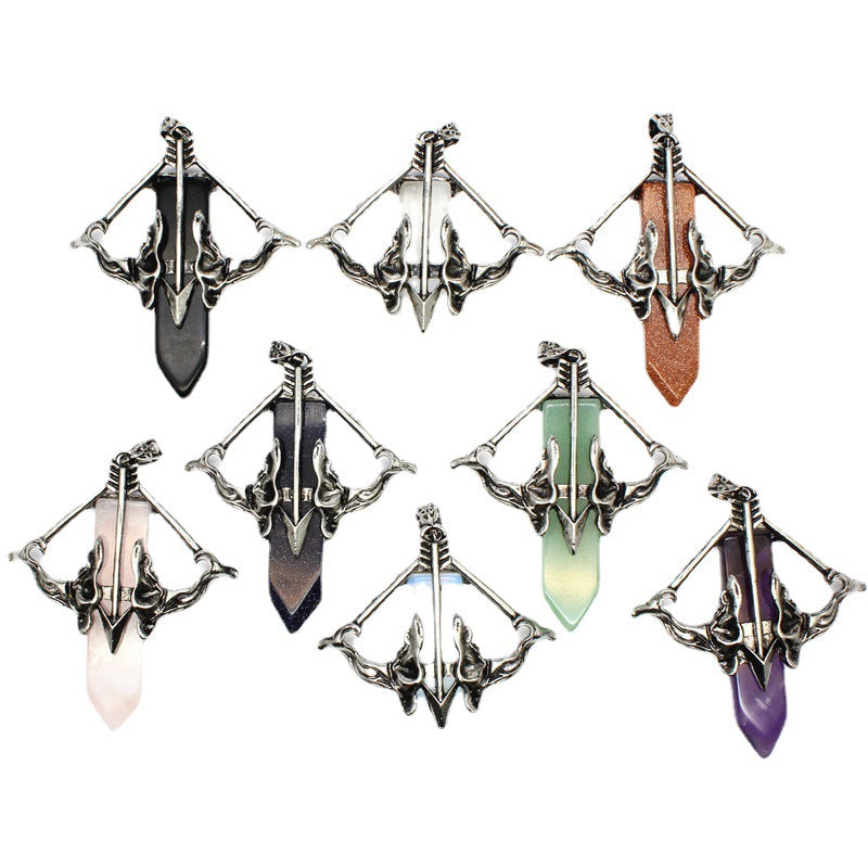 Cupid Sword Crystal Pendant Pallisandro Classico