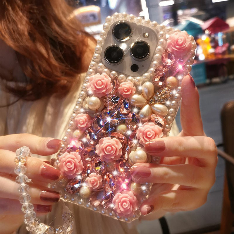 Fashion Personalized Flower Shiny Phone Case