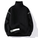 Velvet Hoodie Cotton Knitwear Teenagers High Collar Warm Sweater