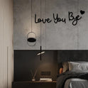 Goodbye Love You Sign Decoration Home Living Room Bedroom Wall Pendant