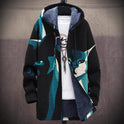 Casual Men's Zipper Hooded Cardigan Cotton-padded Jacket