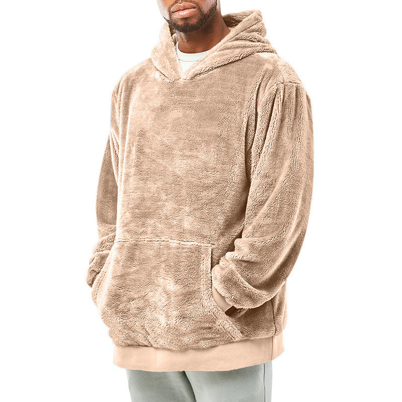 Men's Double-sided Fleece Winter Pullover Sweater