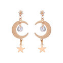 Simple Starry Sky Earrings For Women Long Tassel Earrings