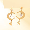 Simple Starry Sky Earrings For Women Long Tassel Earrings