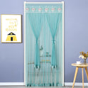 Punch-free Mosquito-proof Curtain Fabric Mesh Curtains Bedroom Lace Partition Four Seasons Household