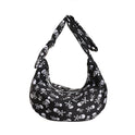 Women's Fashionable Simple Niche Printed Underarm Shoulder Messenger Bag