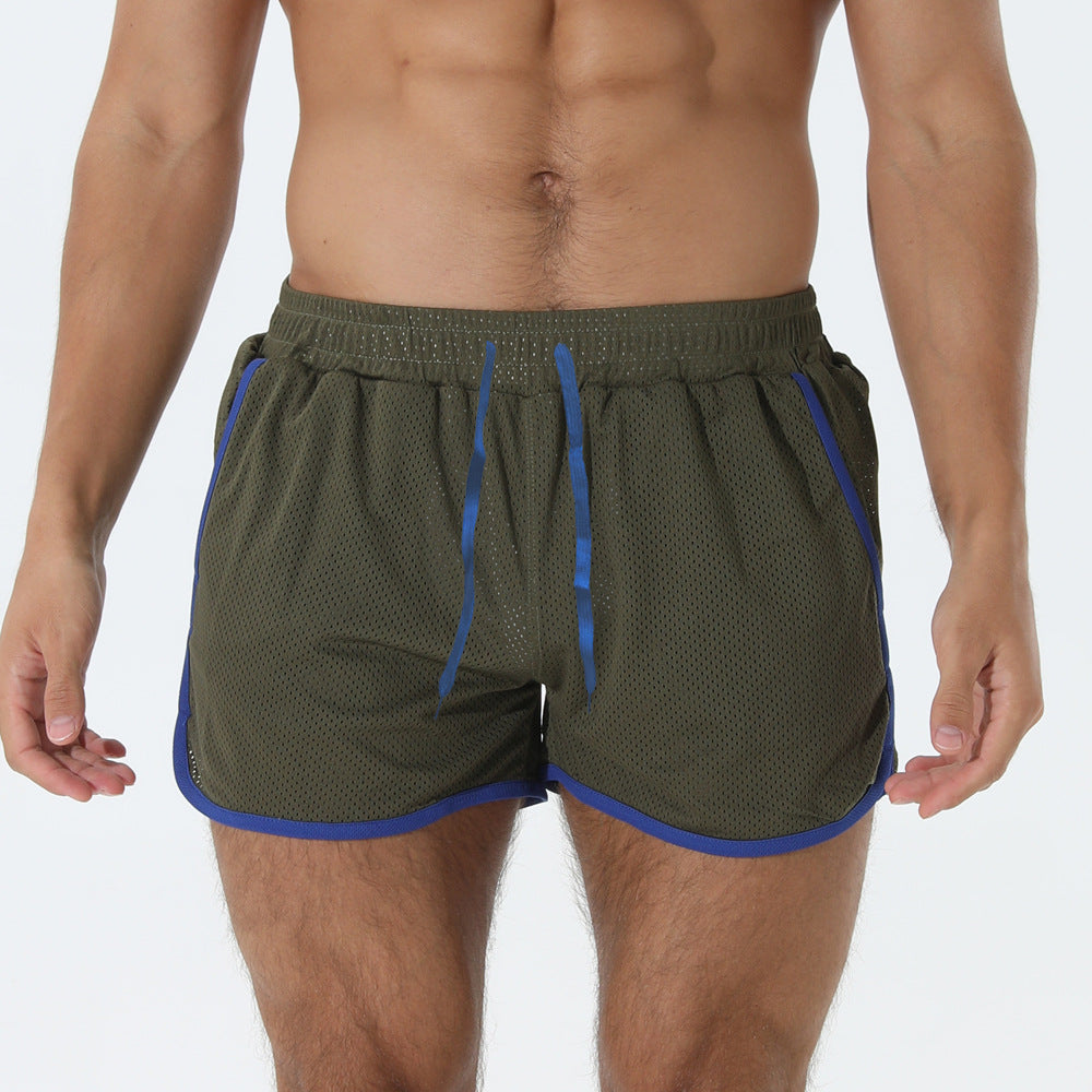 Men's Quick-drying Mesh Solid Color Shorts