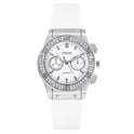 All-match Business Diamond Silicone Band Watch