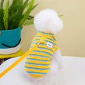 Thickened Striped Bear Pet Top