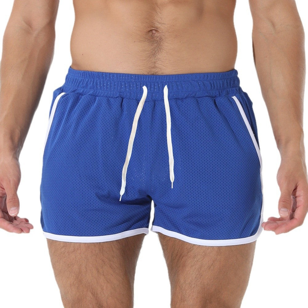 Men's Quick-drying Mesh Solid Color Shorts