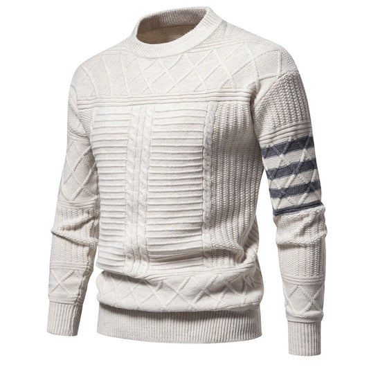 Men's Knitwear Sweater Fashion Simple Color Matching