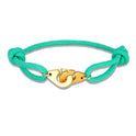 Popular Golden Handcuffs Carrying Strap Milan Rope Adjustable Bracelet