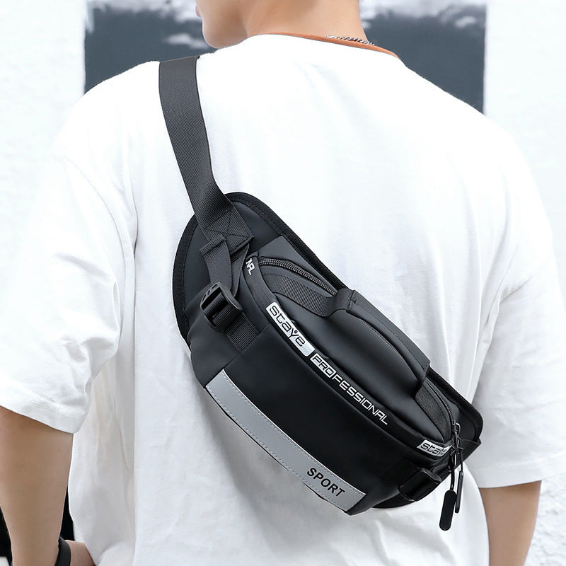 Reflective Waist Bags Men Crossbody Bag Pack For Travel Walking Running Hiking Cycling