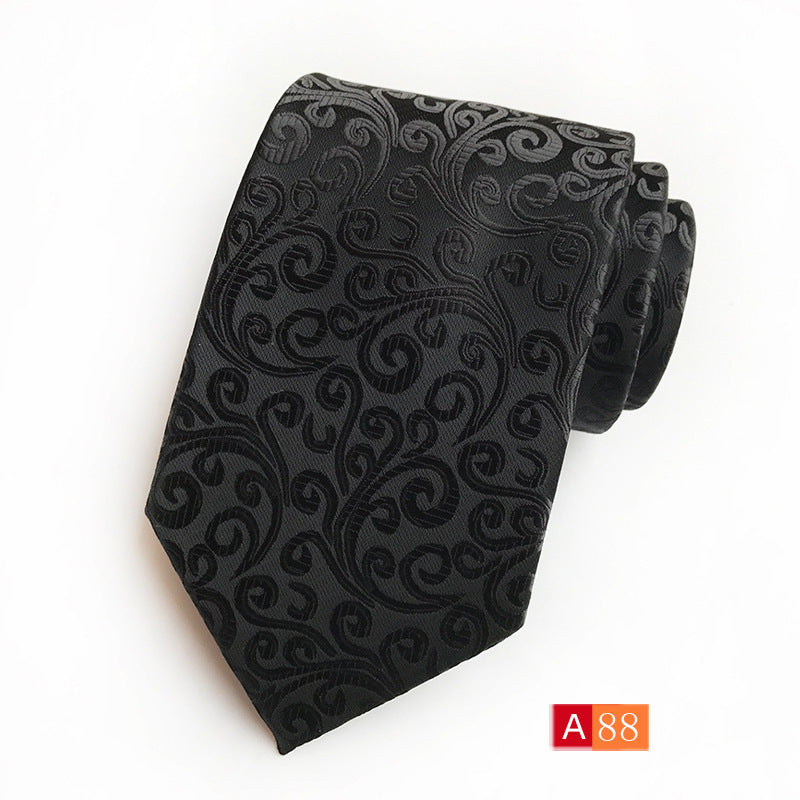 Men's Casual Formal Wear Polyester Jacquard Tie