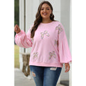 Winter New Loose All-matching Crew Neck Pullover Sweatshirt Women