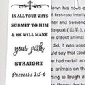 Family Bible Verse Alloy Bookmark