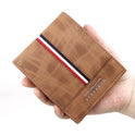 Large Capacity Tri-fold Bag Coin Bag Card Slots ID Card Wallet