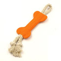 Dog Teeth Grinding Bite Resistant Rope Knot Training Bone Shaped Pet Puzzle Bite Resistant Toy Felt Bone Shaped Dog Toy