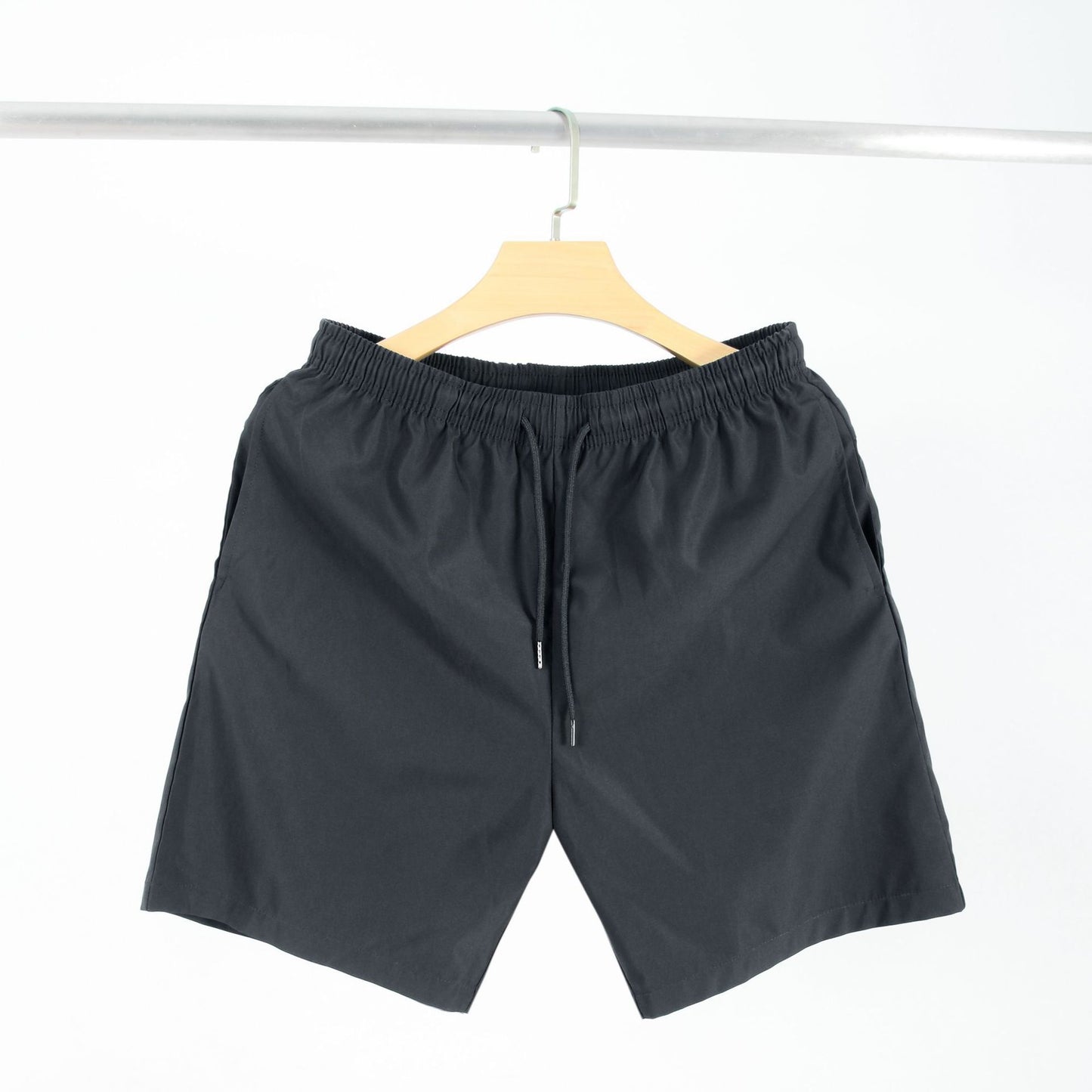 Sports Fitness Mid-waist Woven Polyester Shorts