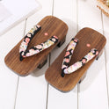 Two-toothed Clogs Japanese Gentleman Clogs Wooden Slippers