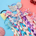 Children's Cartoon Color Bow Wig Hair Rope