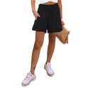 European And American Solid Color High Waisted Shorts Casual Pants