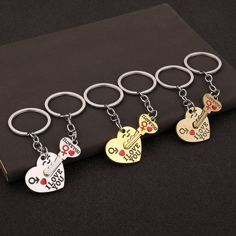 Creative Couple Keychain Small Gift Pendant