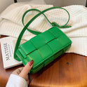 All-match Shoulder Bag Handmade Woven Small Square Bag