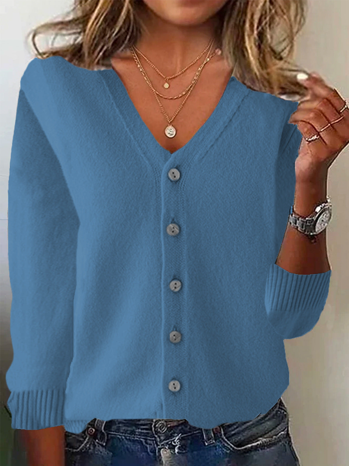 Women's Spring And Summer Knitted Sweater Coat