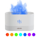 Aroma Diffuser With Flame Light Mist Humidifier Aromatherapy Diffuser With Waterless Auto-Off Protection For Spa Home Yoga Office