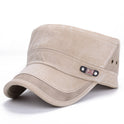 Korean Fashion Men's And Women's Flat-top Cap Stitching Retro Sun Hat Spring New Hat Manufacturer