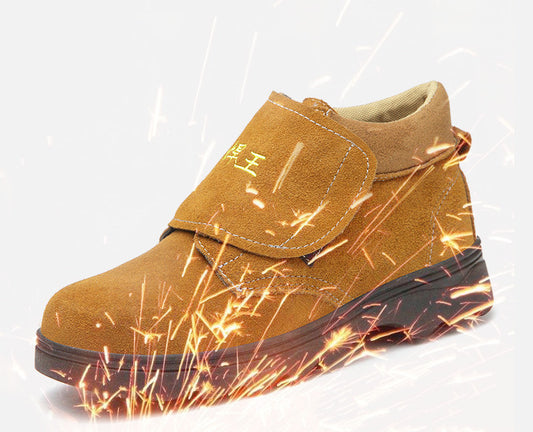 High Temperature And Splash-proof Welding Protective Shoes, Anti-smash And Anti-puncture