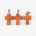 Men's DIY Wooden Cross Pendant