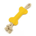 Dog Teeth Grinding Bite Resistant Rope Knot Training Bone Shaped Pet Puzzle Bite Resistant Toy Felt Bone Shaped Dog Toy