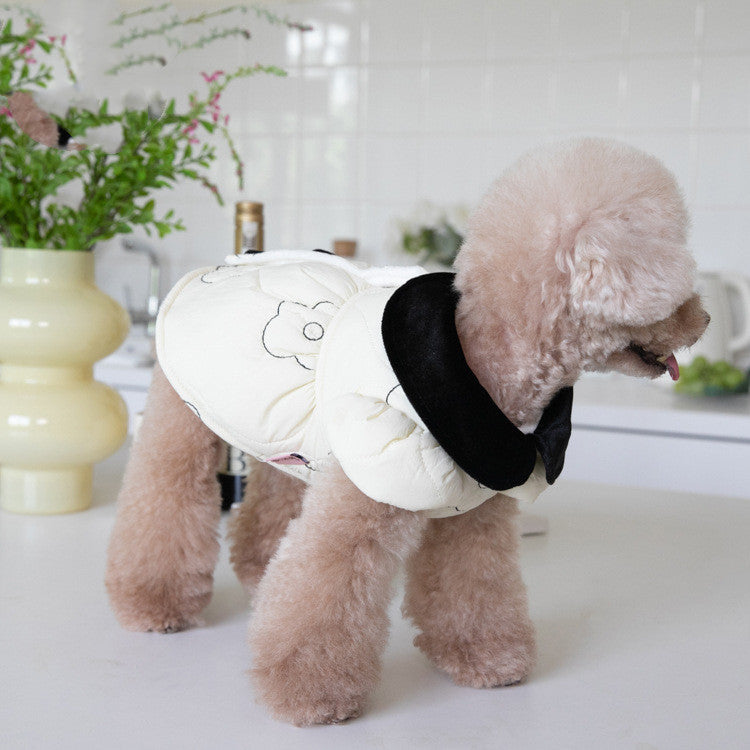 Dog Autumn And Winter Fleece-lined Warm Cotton